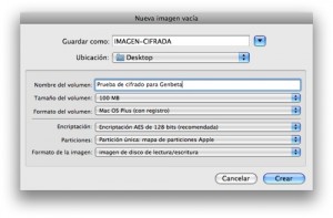 Cifrar archivos en Mac OS 2