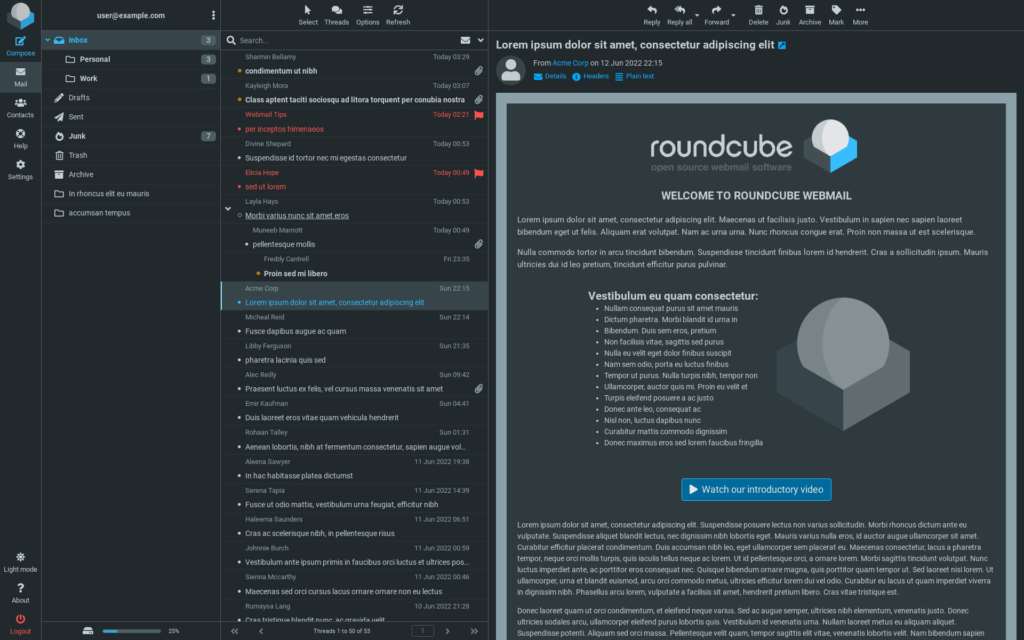 Fallos en Roundcube Webmail permiten a hackers robar correos electrónicos y contraseñas